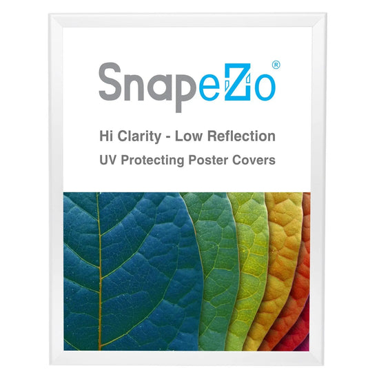 16x20 White SnapeZo® Snap Frame - 1.25" Profile - Snap Frames Direct