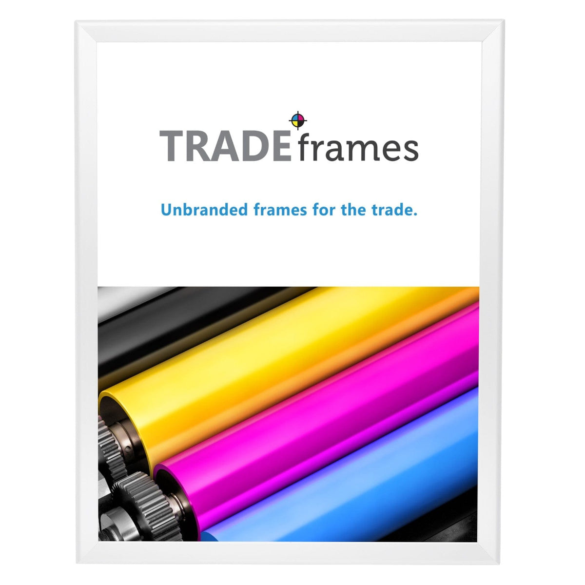 16x20 White Snap Frame 16x20 1.25 inch profile Snap Frames Direct