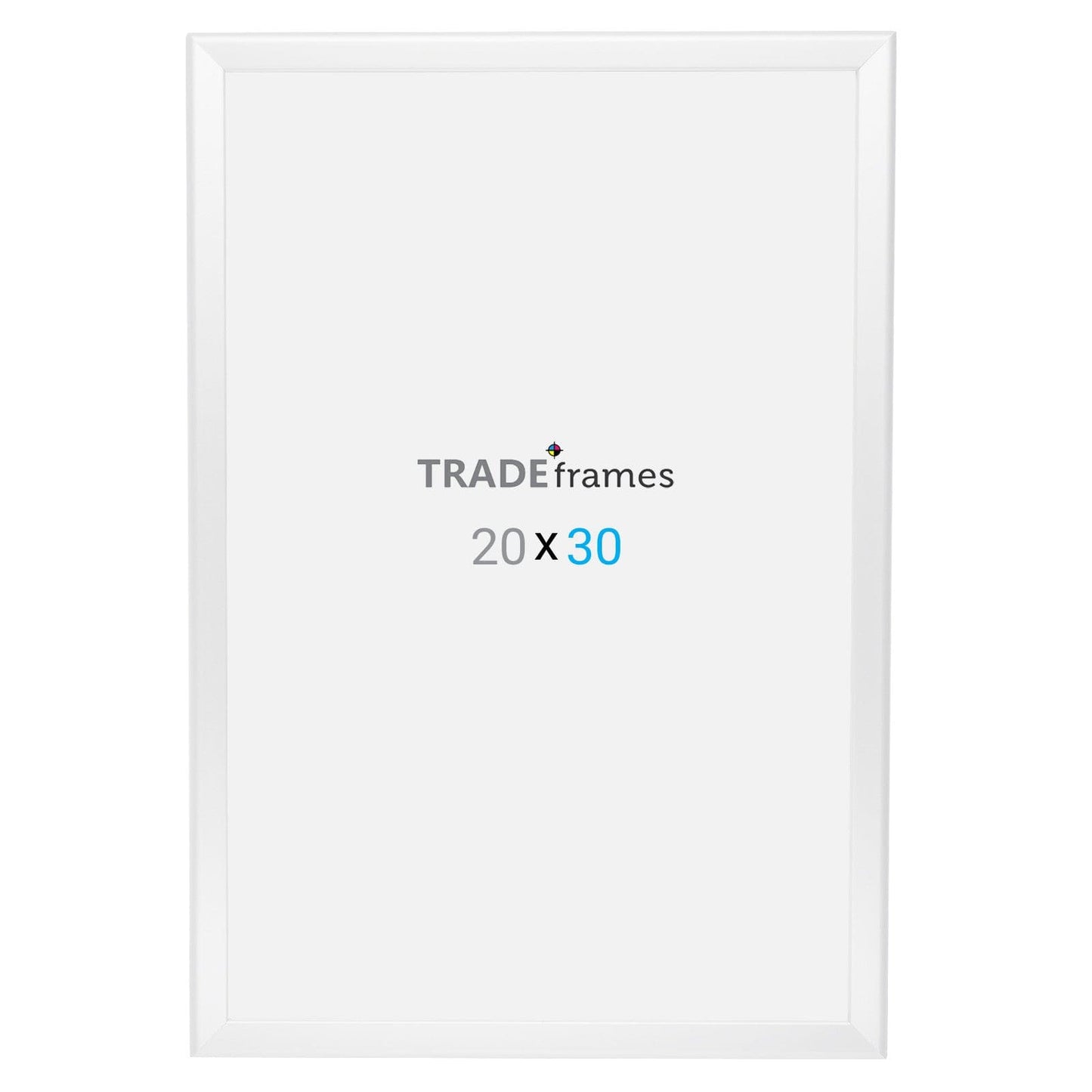 20x30 TRADEframe White Snap Frame 20x30 - 1.25 inch profile - Snap Frames Direct