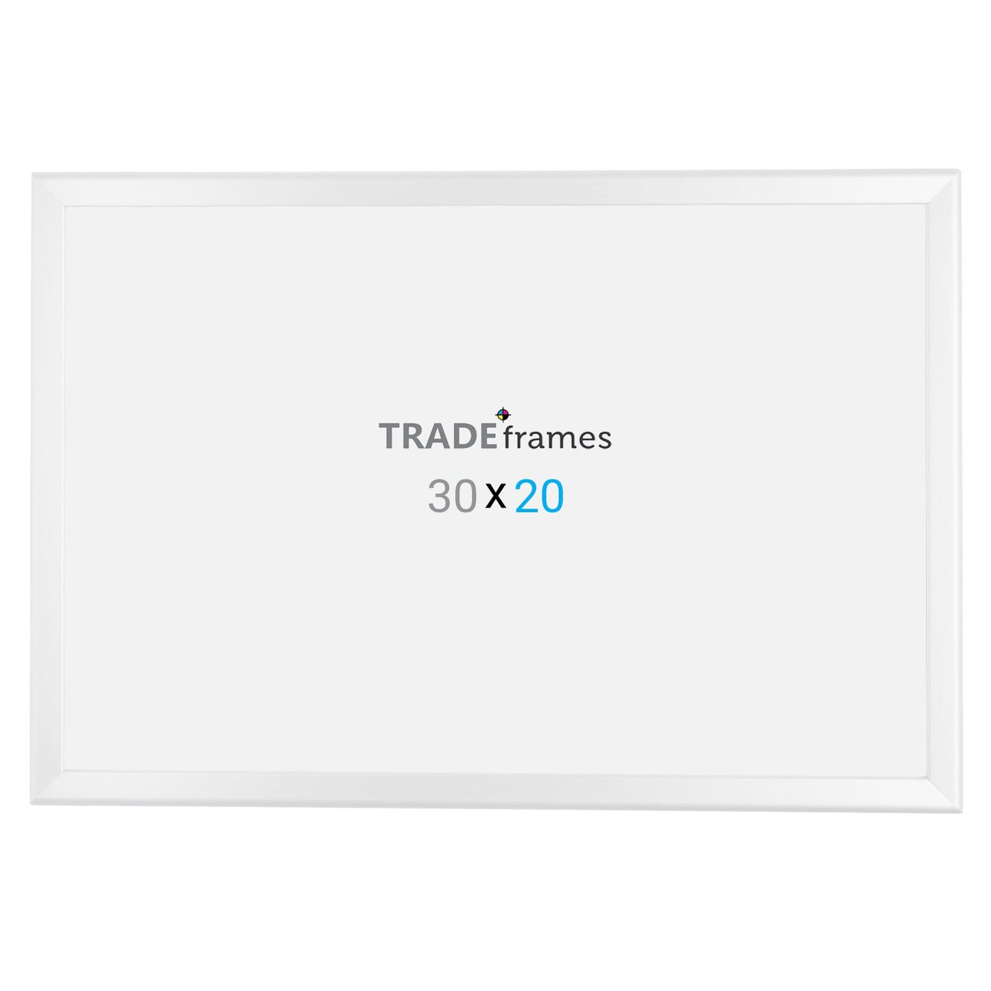 20x30 TRADEframe White Snap Frame 20x30 - 1.25 inch profile - Snap Frames Direct