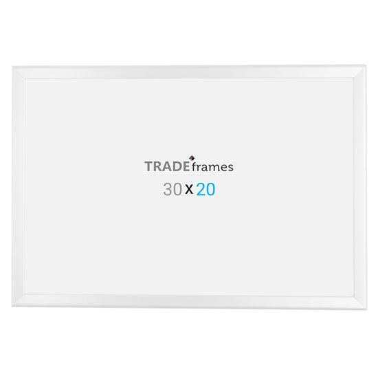 20x30 TRADEframe White Snap Frame 20x30 - 1.25 inch profile - Snap Frames Direct