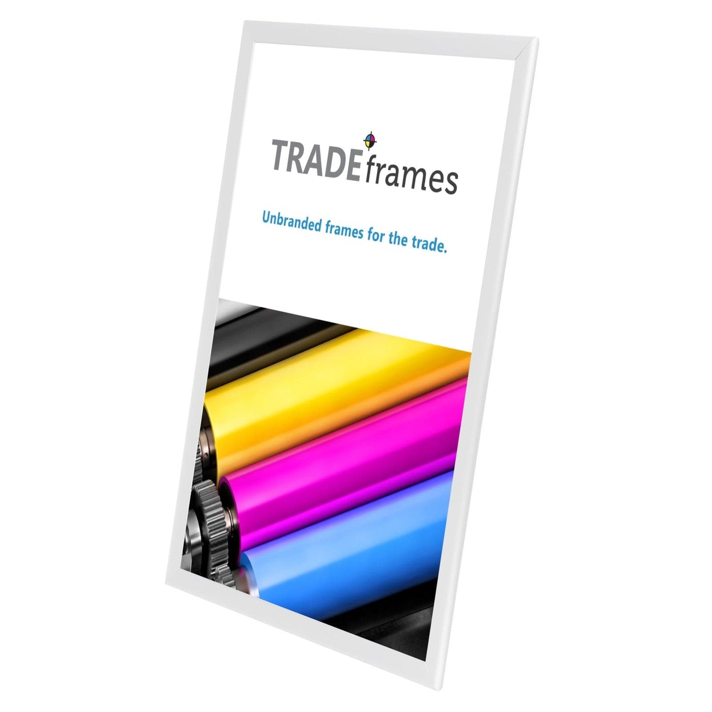 20x30 TRADEframe White Snap Frame 20x30 - 1.25 inch profile - Snap Frames Direct