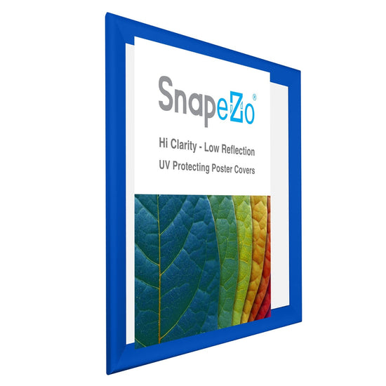 34x44 Blue SnapeZo® Snap Frame - 1.7" Profile - Snap Frames Direct