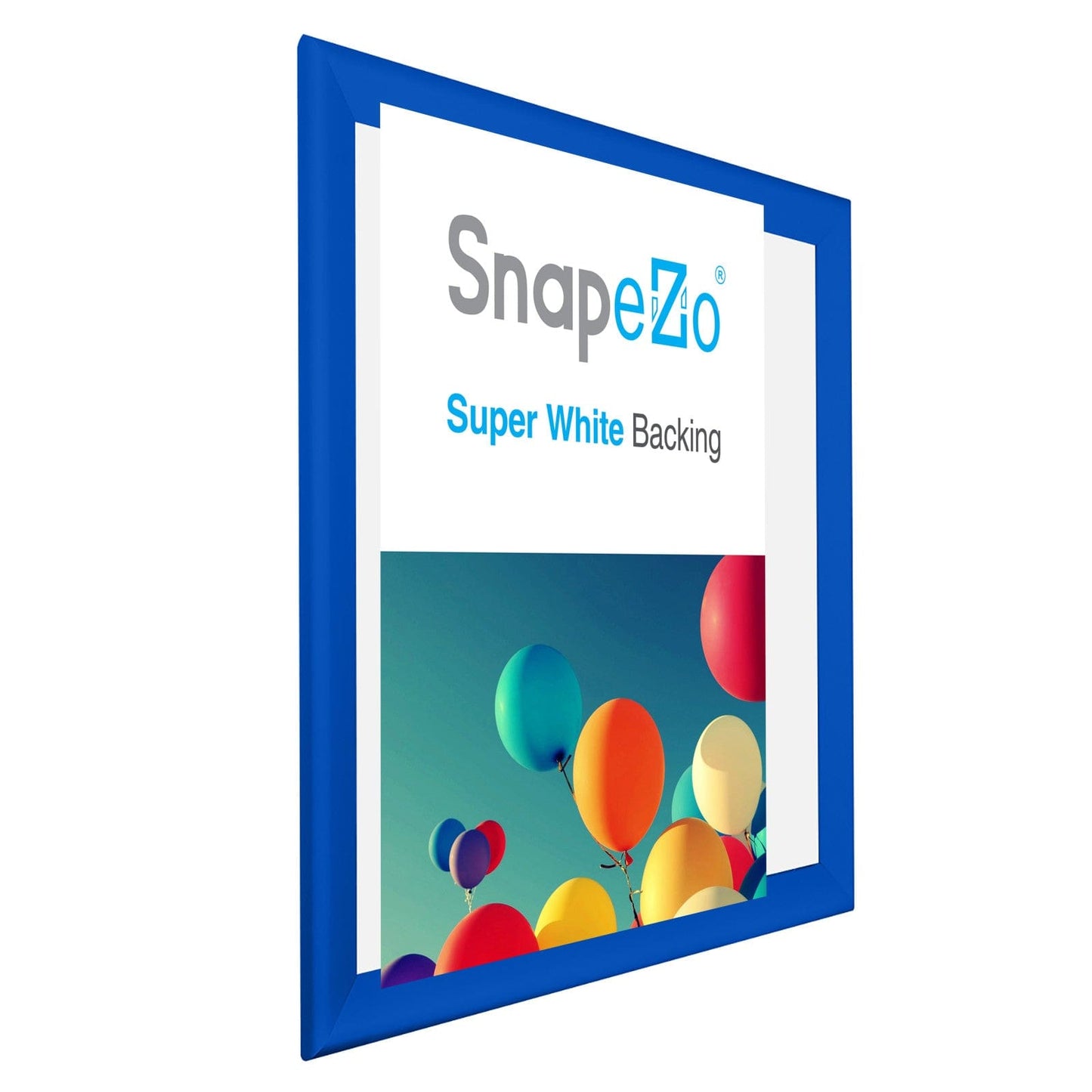 32x42 Blue SnapeZo® Snap Frame - 1.7" Profile - Snap Frames Direct