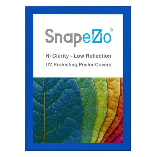 35x48 Blue SnapeZo® Snap Frame - 1.7" Profile - Snap Frames Direct