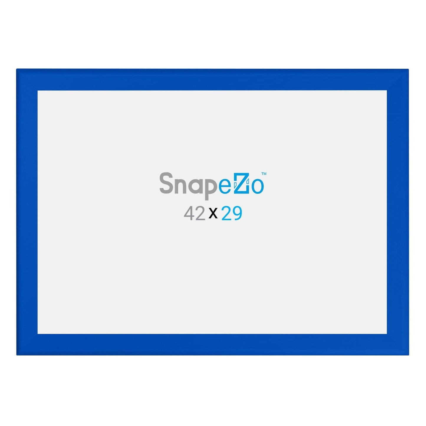 29x42 Blue SnapeZo® Snap Frame - 1.7" Profile - Snap Frames Direct