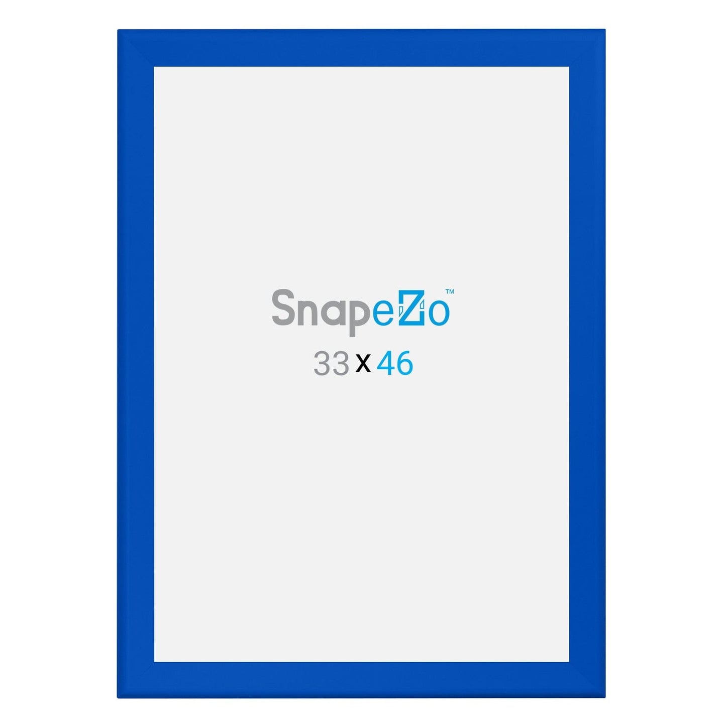 33x46 Blue SnapeZo® Snap Frame - 1.7" Profile - Snap Frames Direct