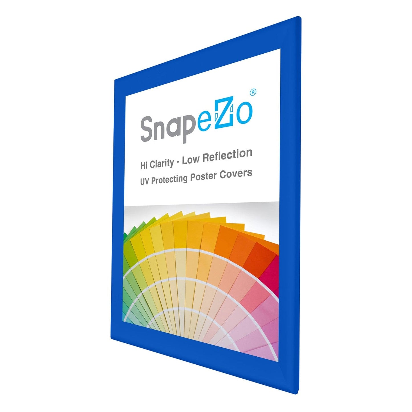 35x48 Blue SnapeZo® Snap Frame - 1.7" Profile - Snap Frames Direct