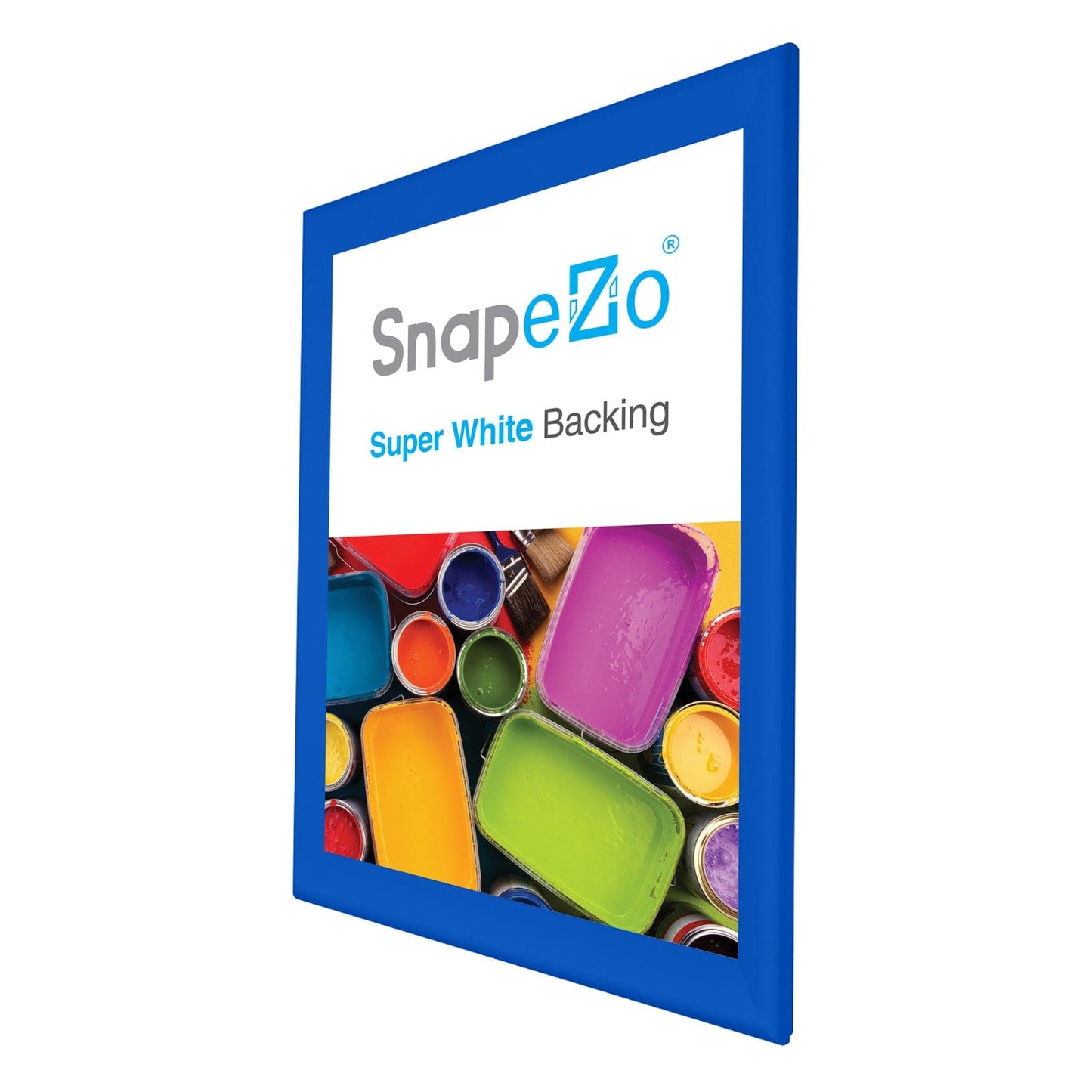 33x47 Blue SnapeZo® Snap Frame - 1.7" Profile - Snap Frames Direct