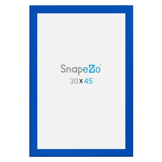 30x45 Blue SnapeZo® Snap Frame - 1.7" Profile - Snap Frames Direct