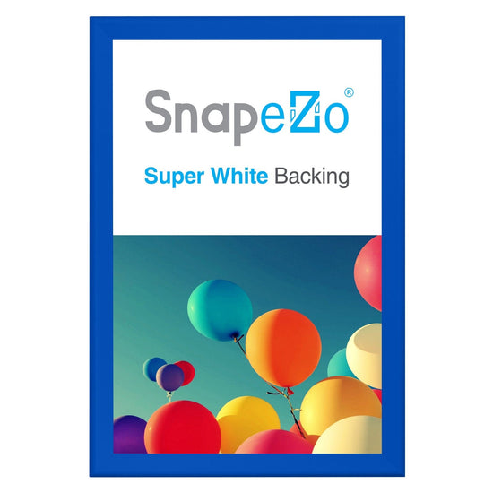 30x45 Blue SnapeZo® Snap Frame - 1.7" Profile - Snap Frames Direct