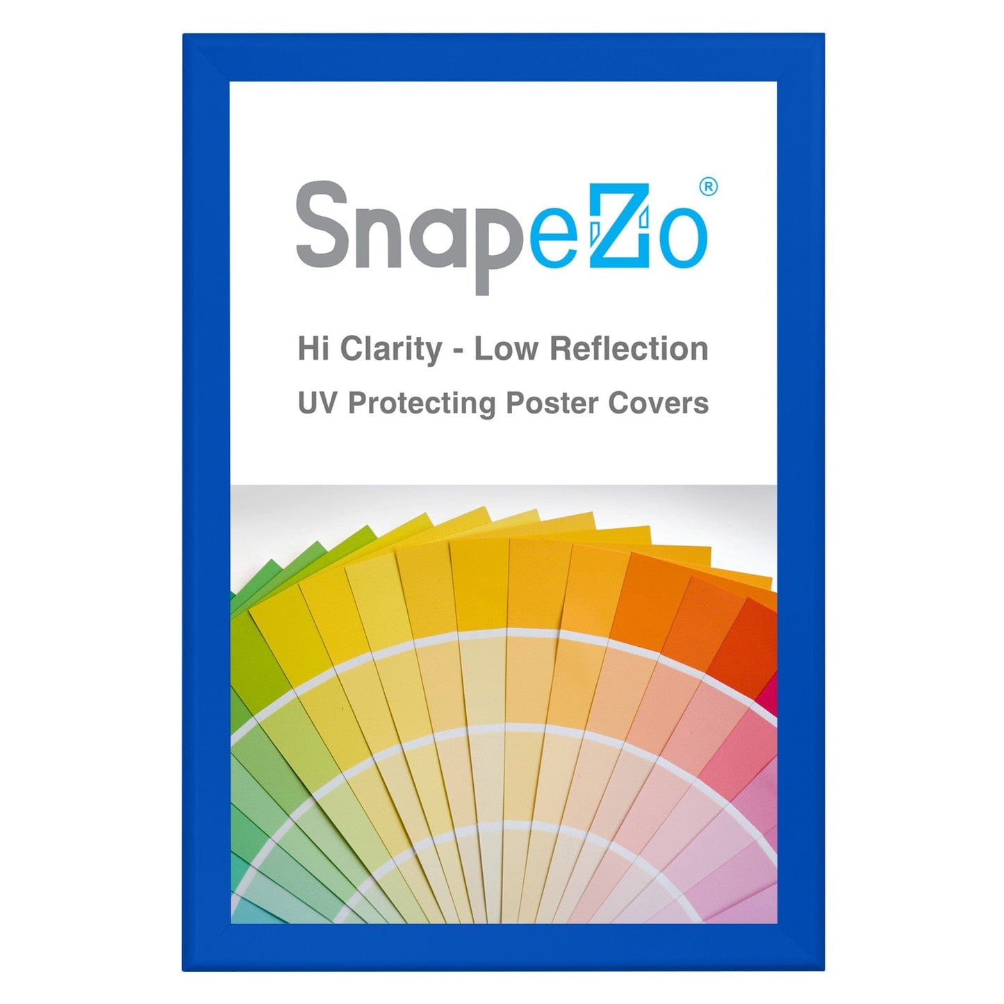 30x45 Blue SnapeZo® Snap Frame - 1.7" Profile - Snap Frames Direct