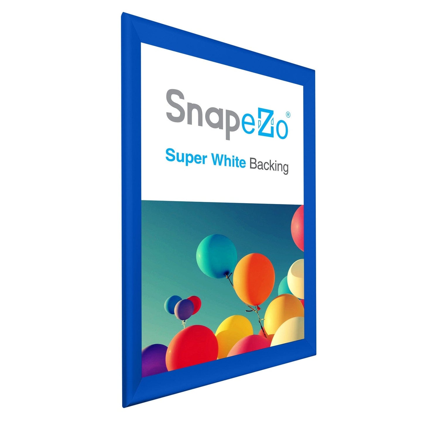 30x46 Blue SnapeZo® Snap Frame - 1.7" Profile - Snap Frames Direct