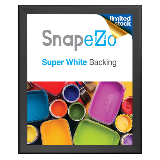 Pack of 3 - 34x40 Black Snapezo® Snap Frame - 1.7" Profile