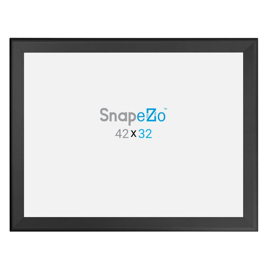 32x42 Black SnapeZo® Snap Frame - 1.7" Profile - Snap Frames Direct