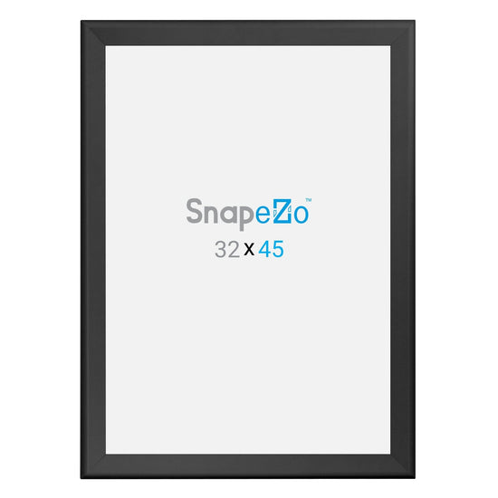 32x45 Black SnapeZo® Snap Frame - 1.7" Profile - Snap Frames Direct