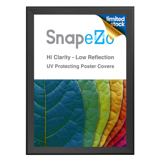 Pack of 3 - 31x44 Inches Black Snapezo® Snap Frame - 1.7" profile