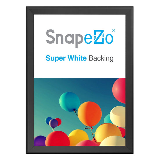 33x47 Black SnapeZo® Snap Frame - 1.7" Profile - Snap Frames Direct