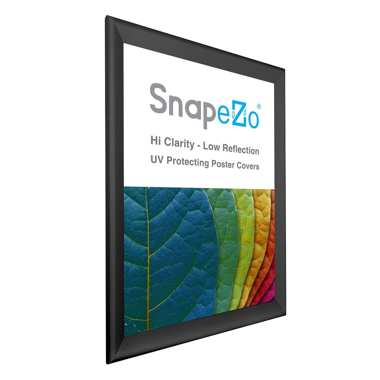 33x47 Black SnapeZo® Snap Frame - 1.7" Profile - Snap Frames Direct