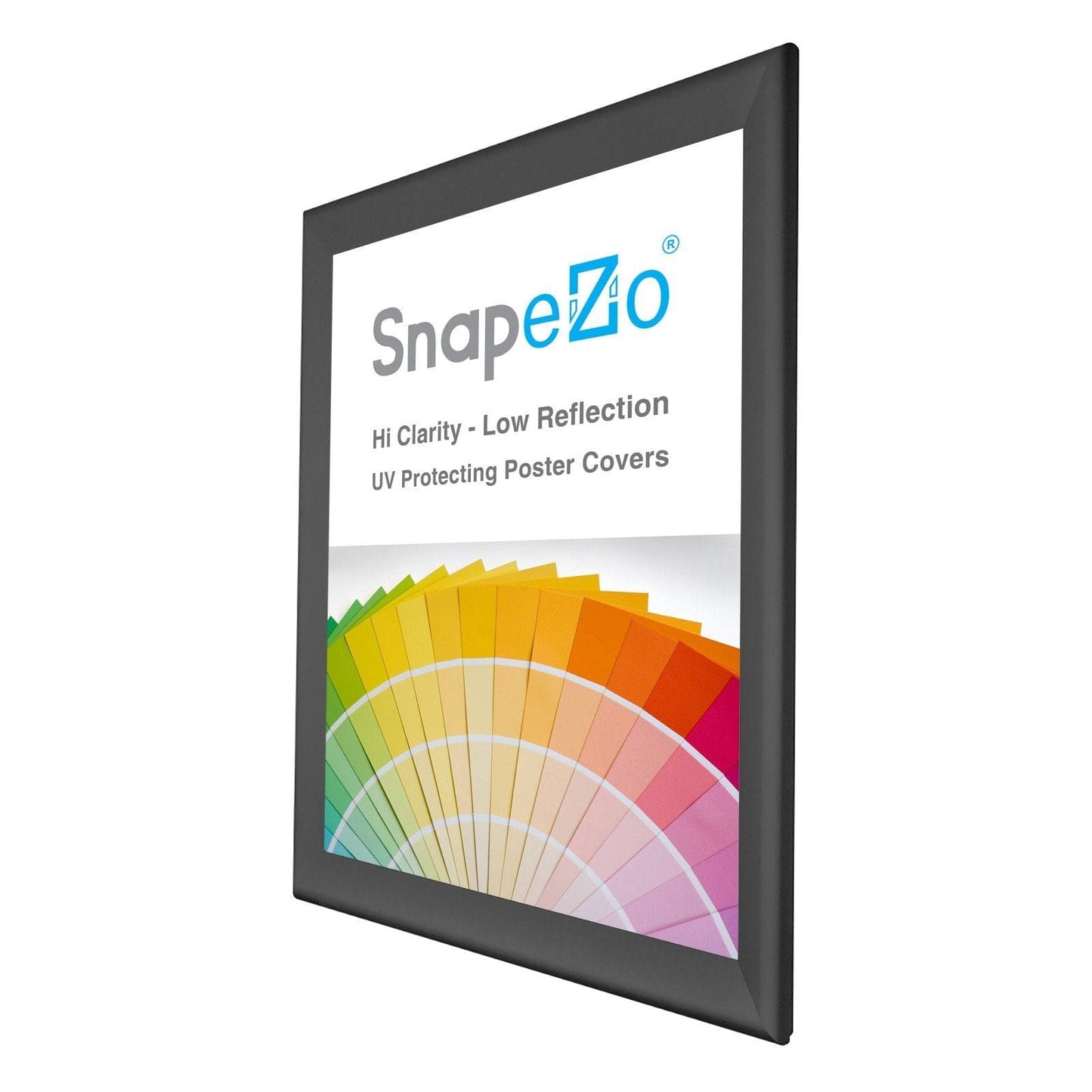 36x49 Black SnapeZo® Snap Frame - 1.7" Profile - Snap Frames Direct