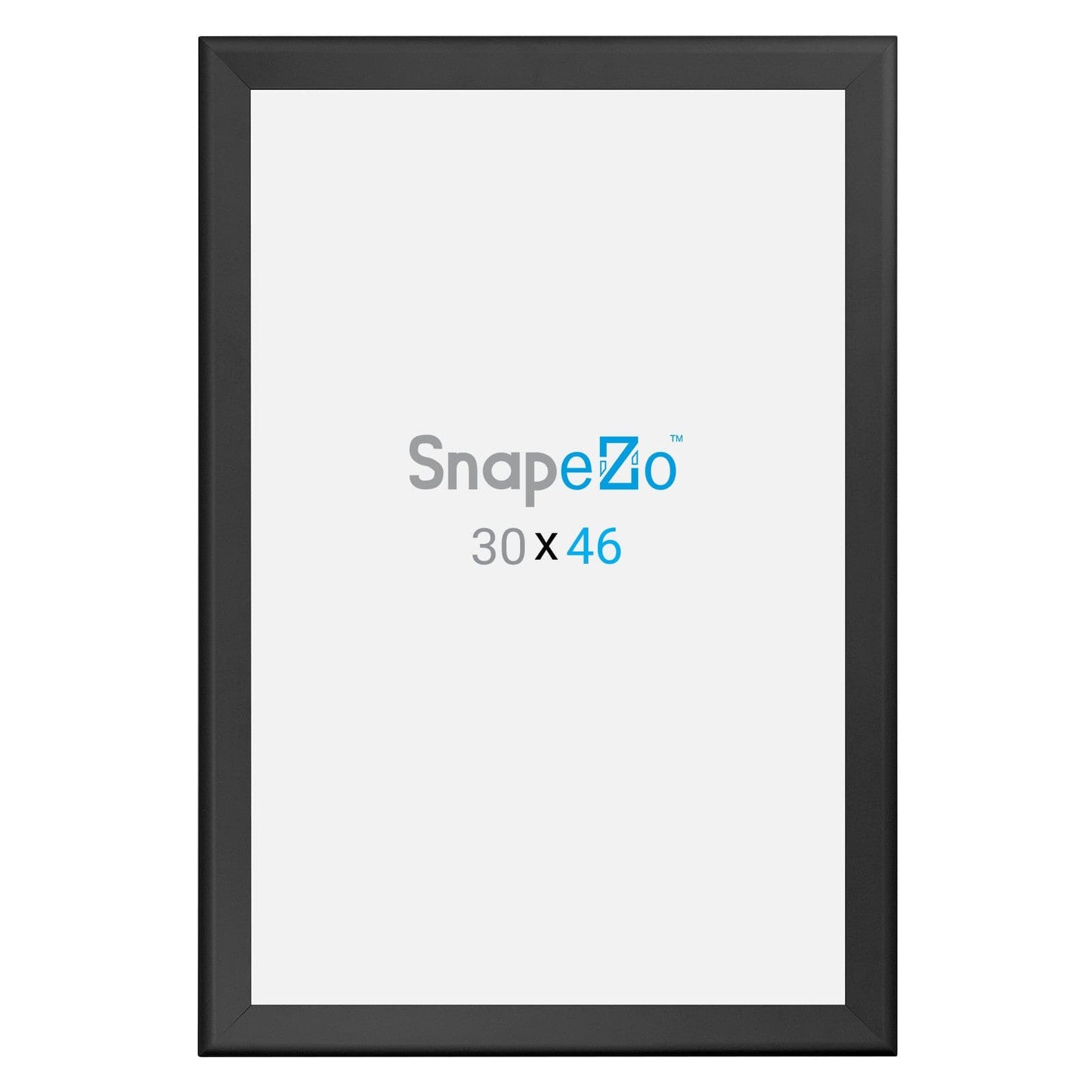 30x46 Inches Black SnapeZo® Snap Frame - 1.7" profile - Snap Frames Direct