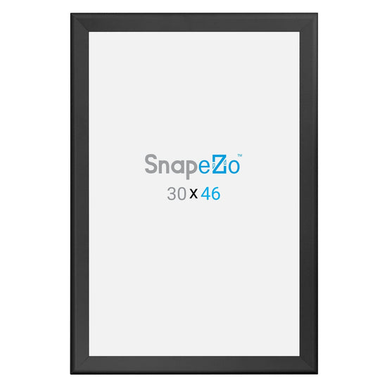 30x46 Inches Black SnapeZo® Snap Frame - 1.7" profile - Snap Frames Direct