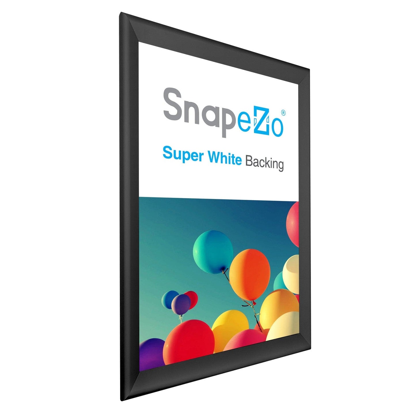 30x46 Inches Black SnapeZo® Snap Frame - 1.7" profile - Snap Frames Direct