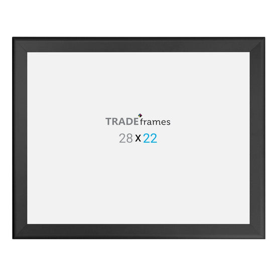 22x28 Black TRADEframe Snap Frame - 1.7" Profile - Snap Frames Direct