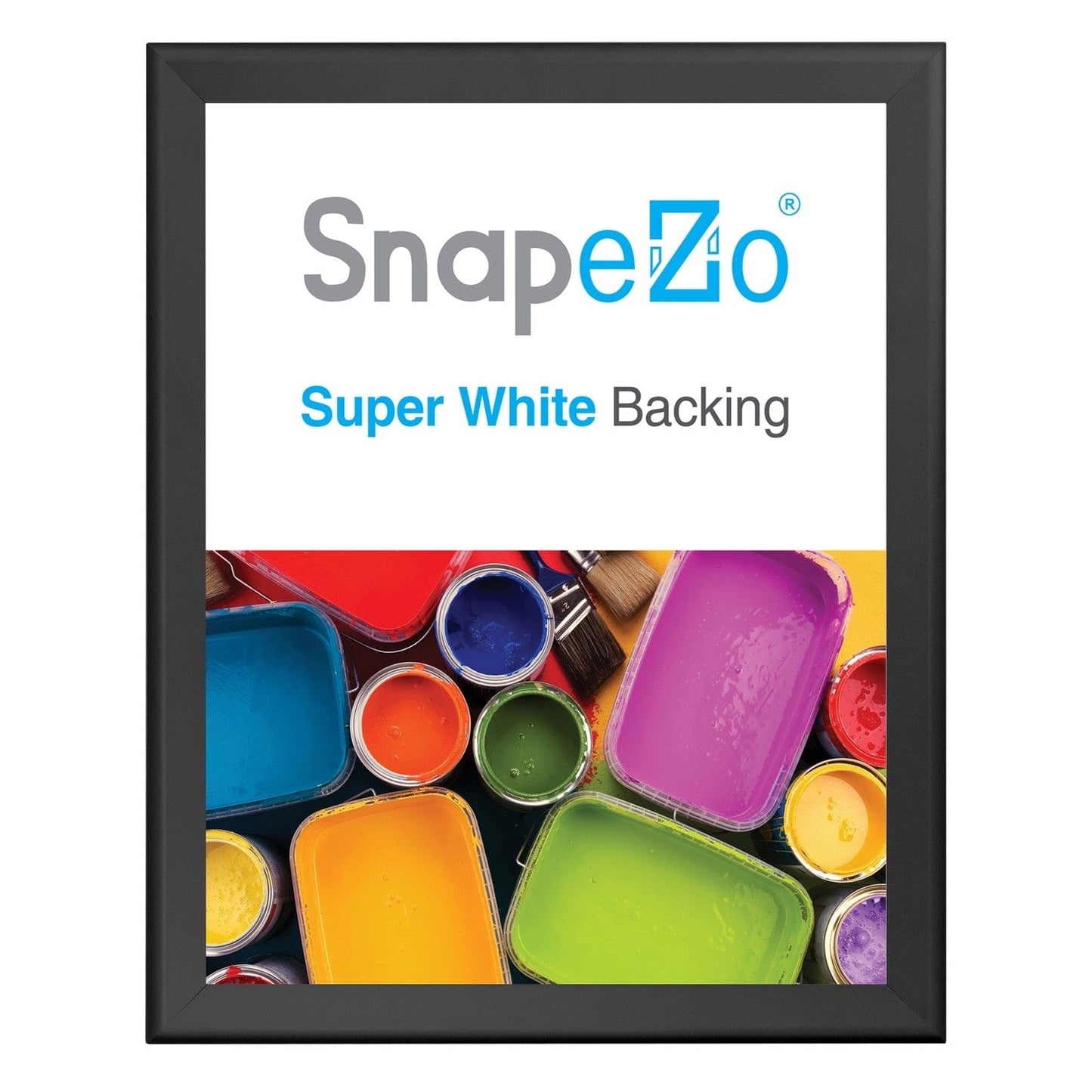 34x44 Inches Black SnapeZo® Snap Frame - 1.7" profile - Snap Frames Direct