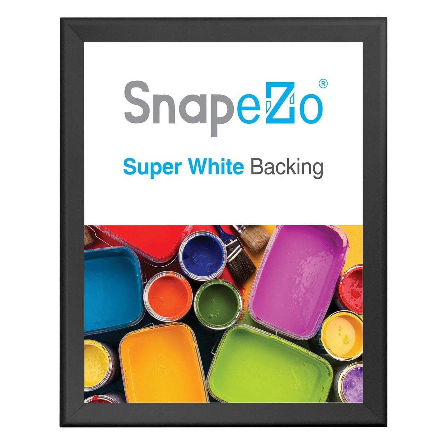 Black snap frame poster size 24X30 - 1.7 inch profile - Snap Frames Direct