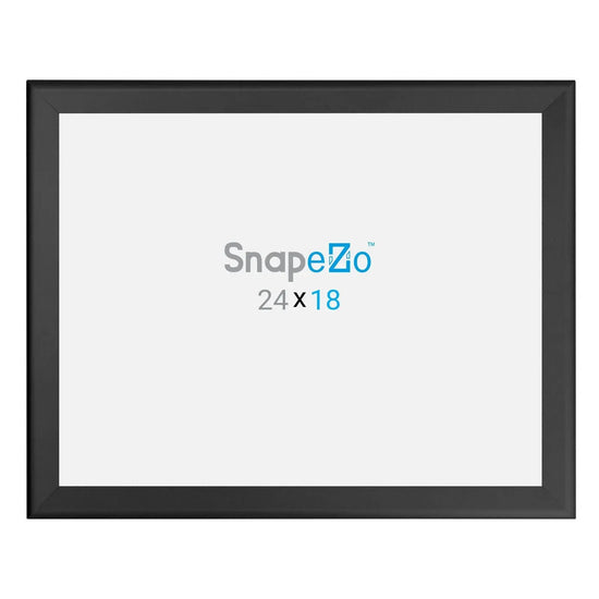 18x24 Black SnapeZo® Snap Frame - 1.7" Profile - Snap Frames Direct