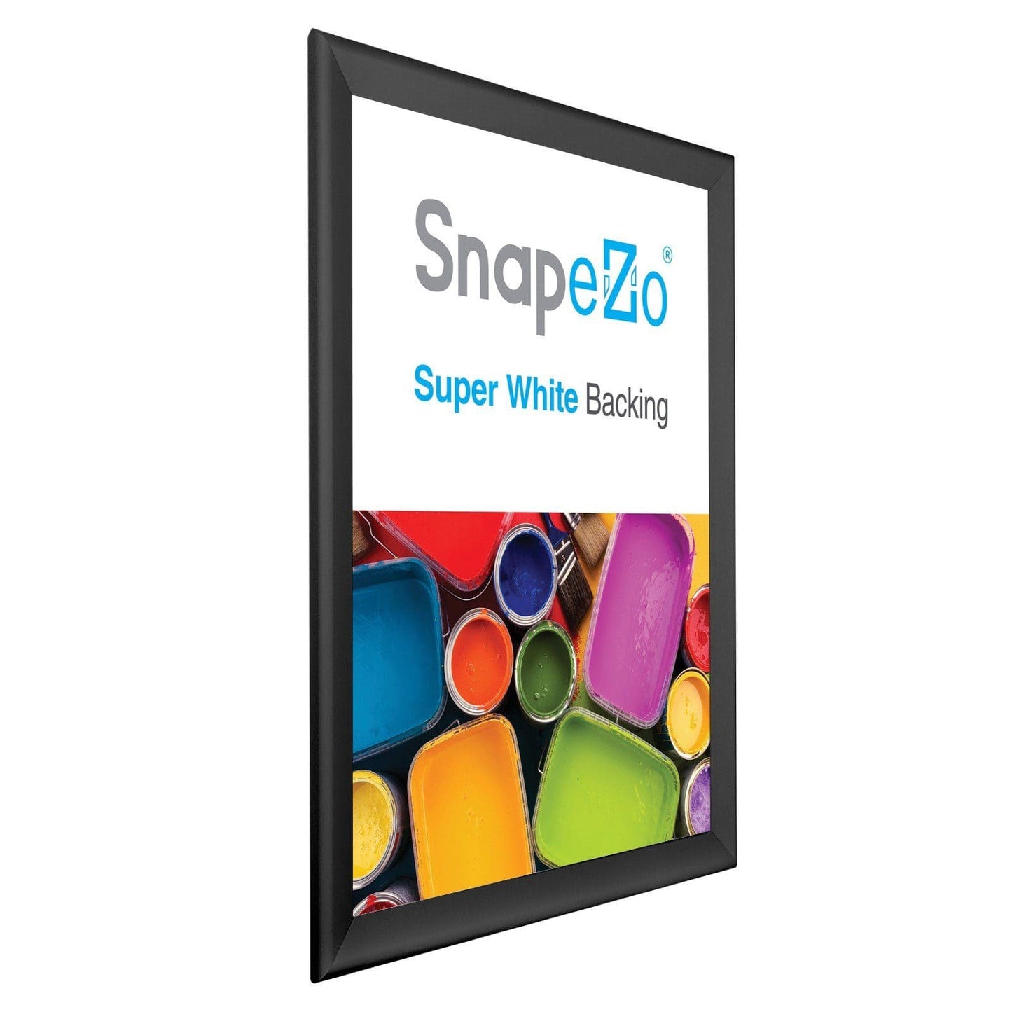 32x50 Black SnapeZo® Snap Frame - 1.7" Profile - Snap Frames Direct