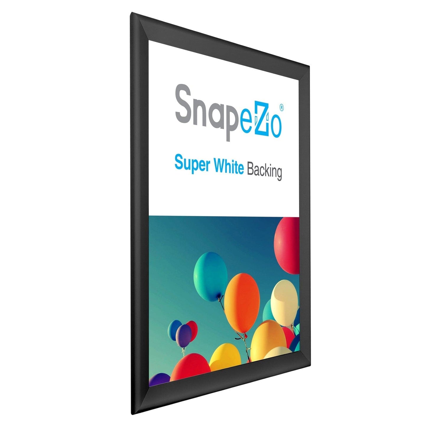 34x44 Inches Black SnapeZo® Snap Frame - 1.7" profile - Snap Frames Direct