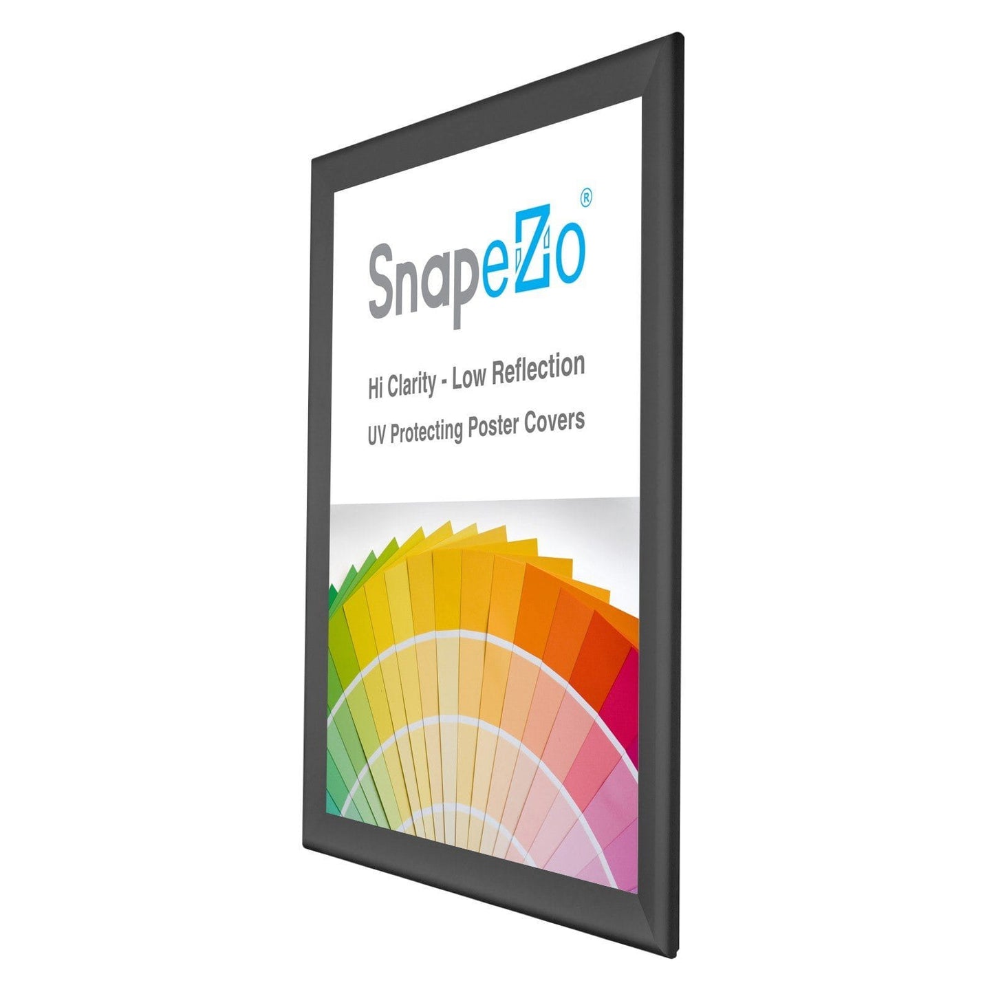 32x50 Black SnapeZo® Snap Frame - 1.7" Profile - Snap Frames Direct