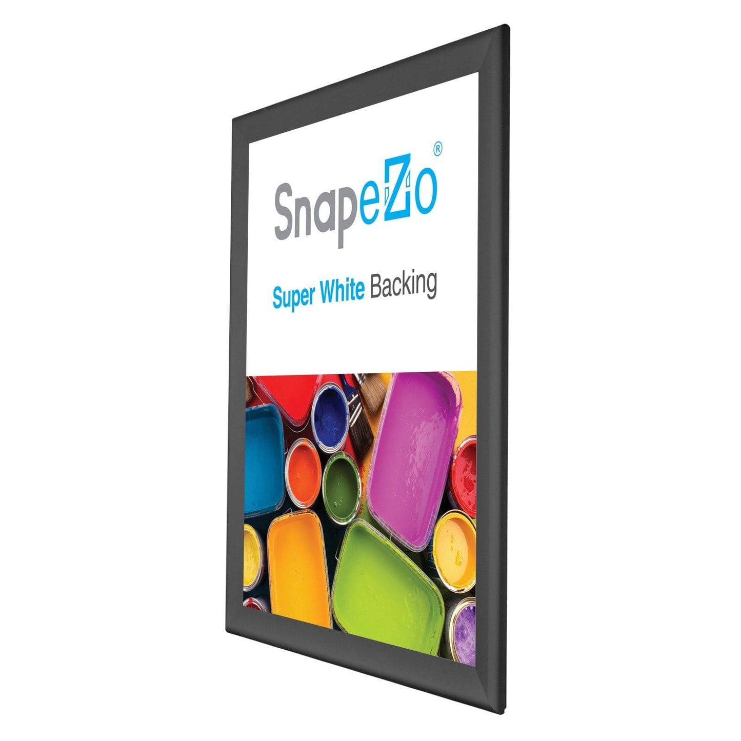 30x40 Black SnapeZo® Poster Snap Frame 1.7" - Snap Frames Direct