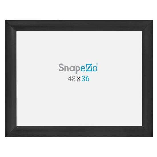 36x48 Black SnapeZo® Snap Frame - 2.2" Profile - Snap Frames Direct