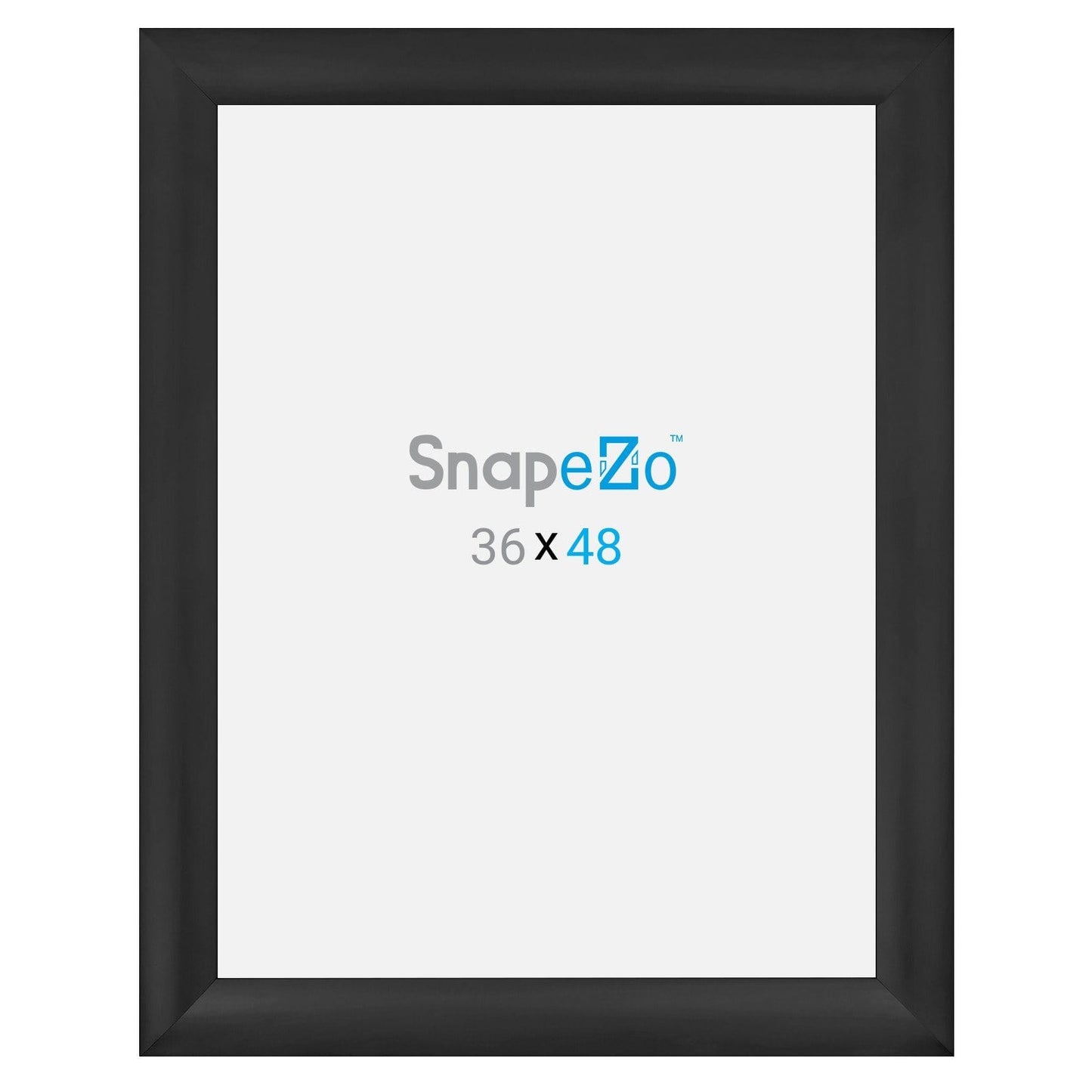 36x48 Black SnapeZo® Snap Frame - 2.2" Profile - Snap Frames Direct