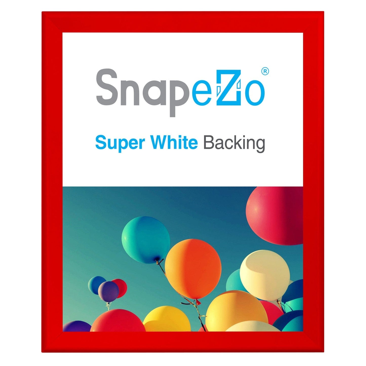 34x40 Red SnapeZo® Snap Frame - 1.7" Profile - Snap Frames Direct