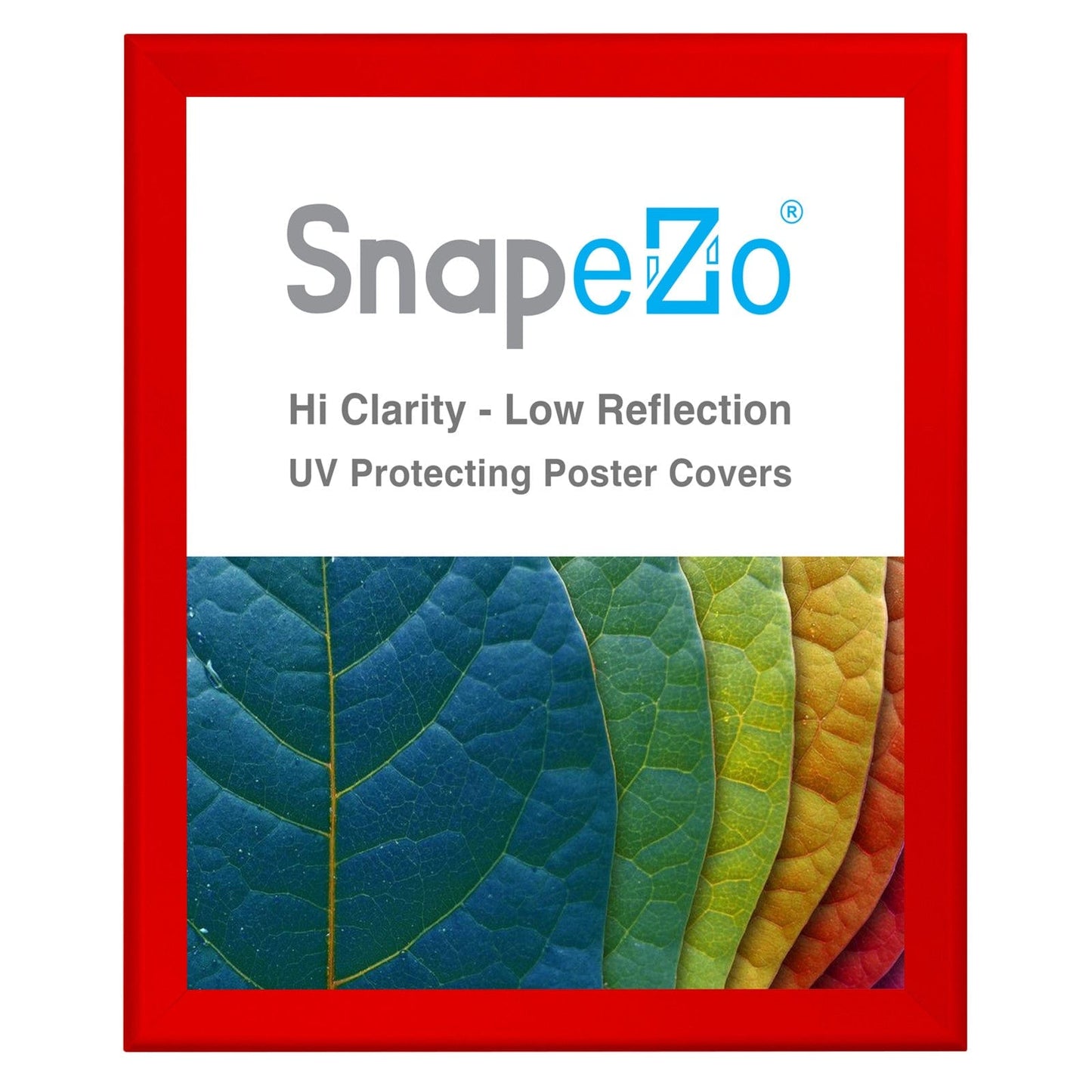 34x40 Red SnapeZo® Snap Frame - 1.7" Profile - Snap Frames Direct