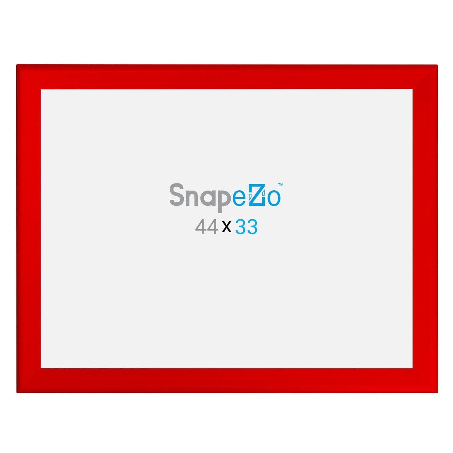 33x44 Red SnapeZo® Snap Frame - 1.7" Profile - Snap Frames Direct