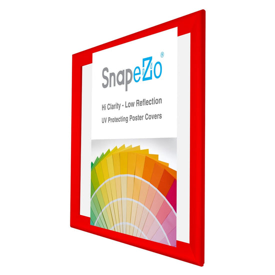 34x44 Red SnapeZo® Snap Frame - 1.7" Profile - Snap Frames Direct