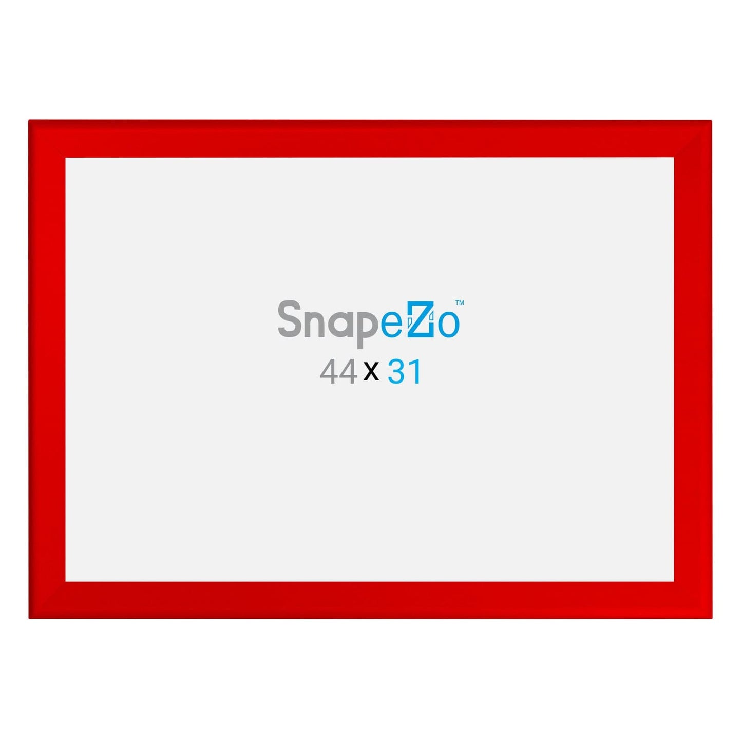 31x44 Red SnapeZo® Snap Frame - 1.7" Profile - Snap Frames Direct