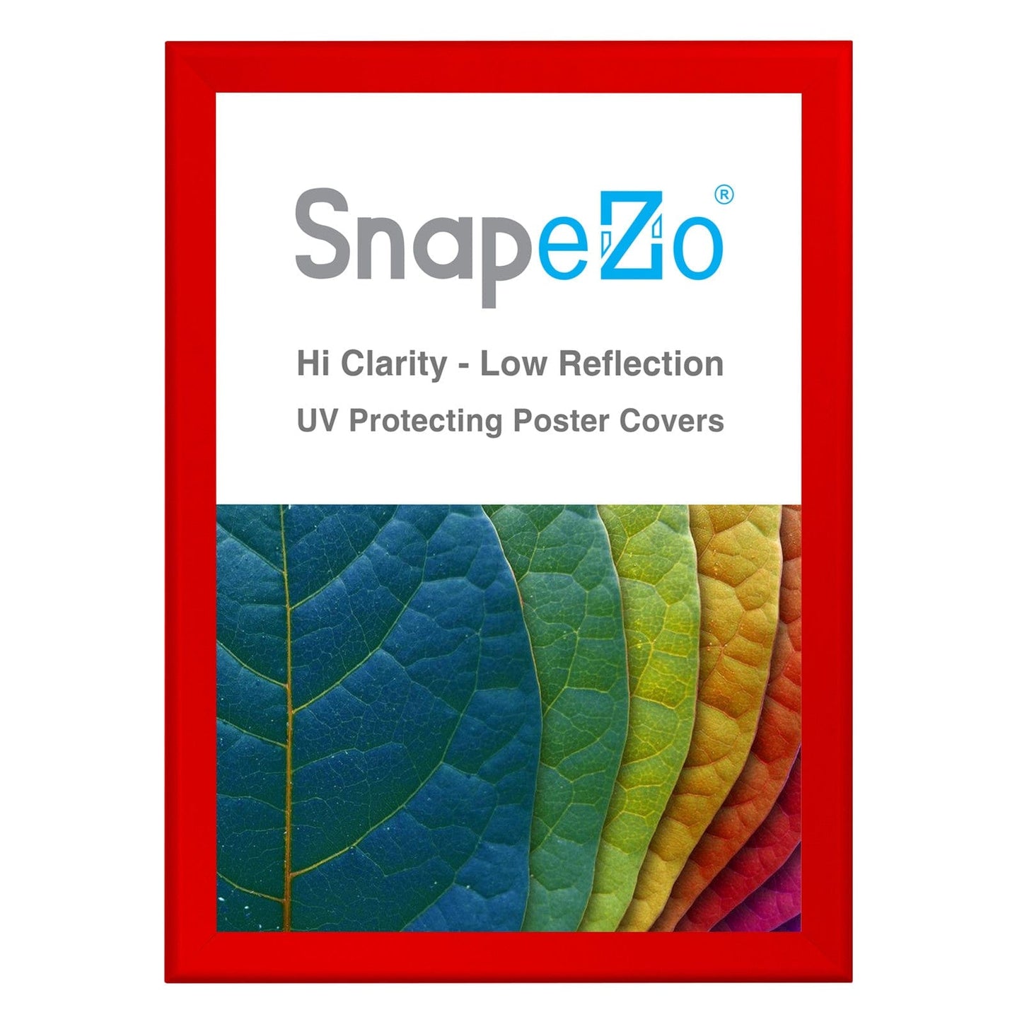 32x45 Red SnapeZo® Snap Frame - 1.7" Profile - Snap Frames Direct