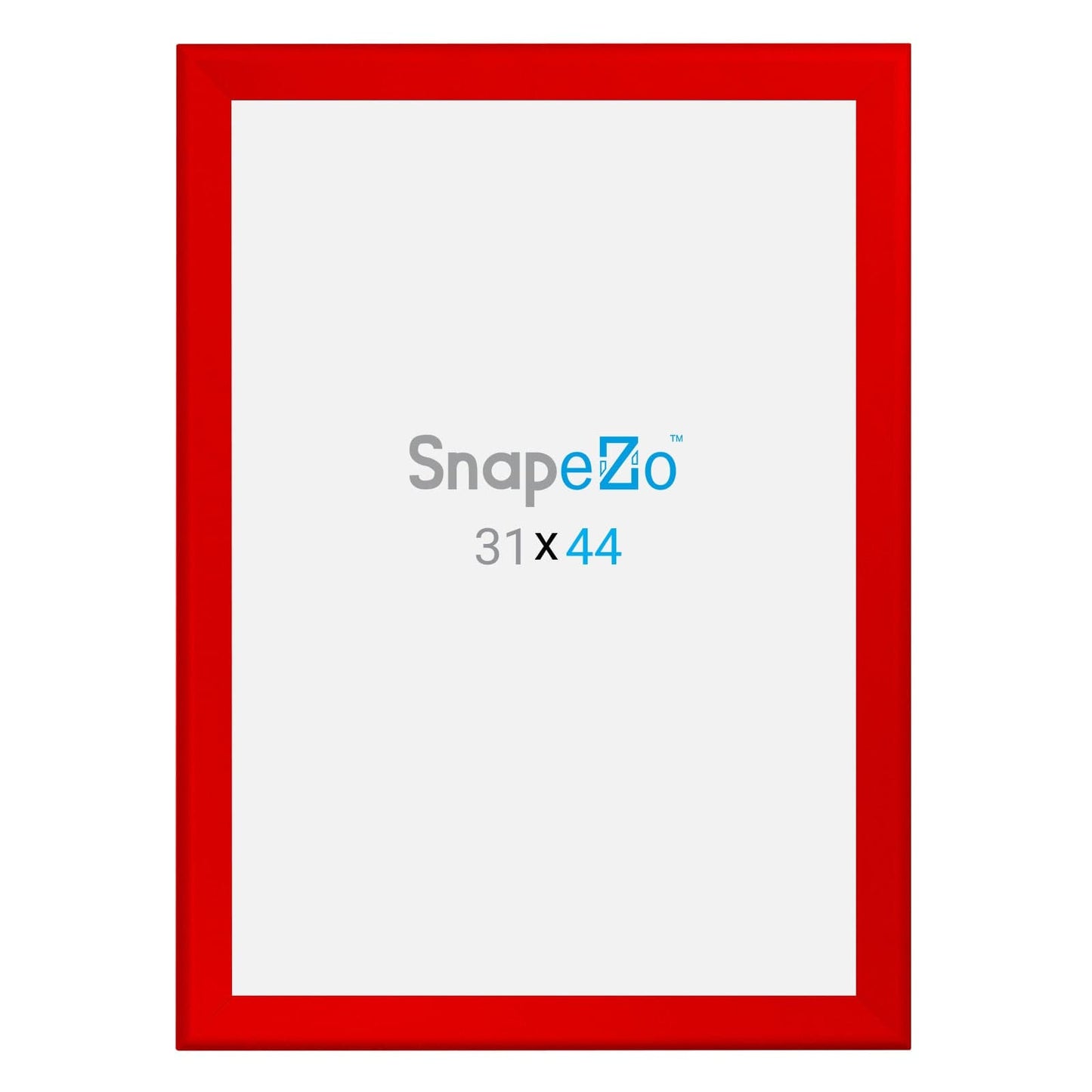 31x44 Red SnapeZo® Snap Frame - 1.7" Profile - Snap Frames Direct