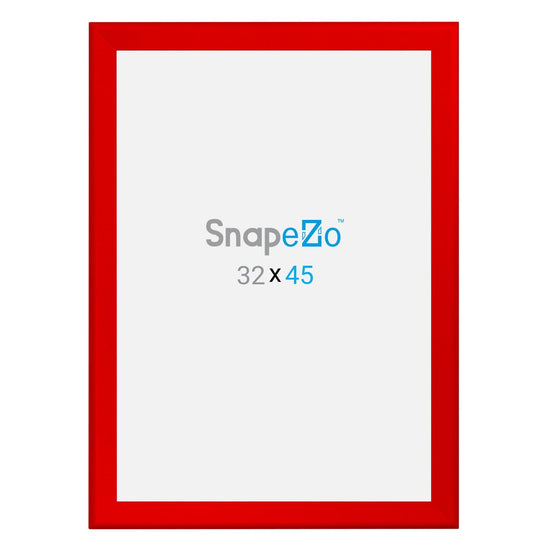 32x45 Red SnapeZo® Snap Frame - 1.7" Profile - Snap Frames Direct