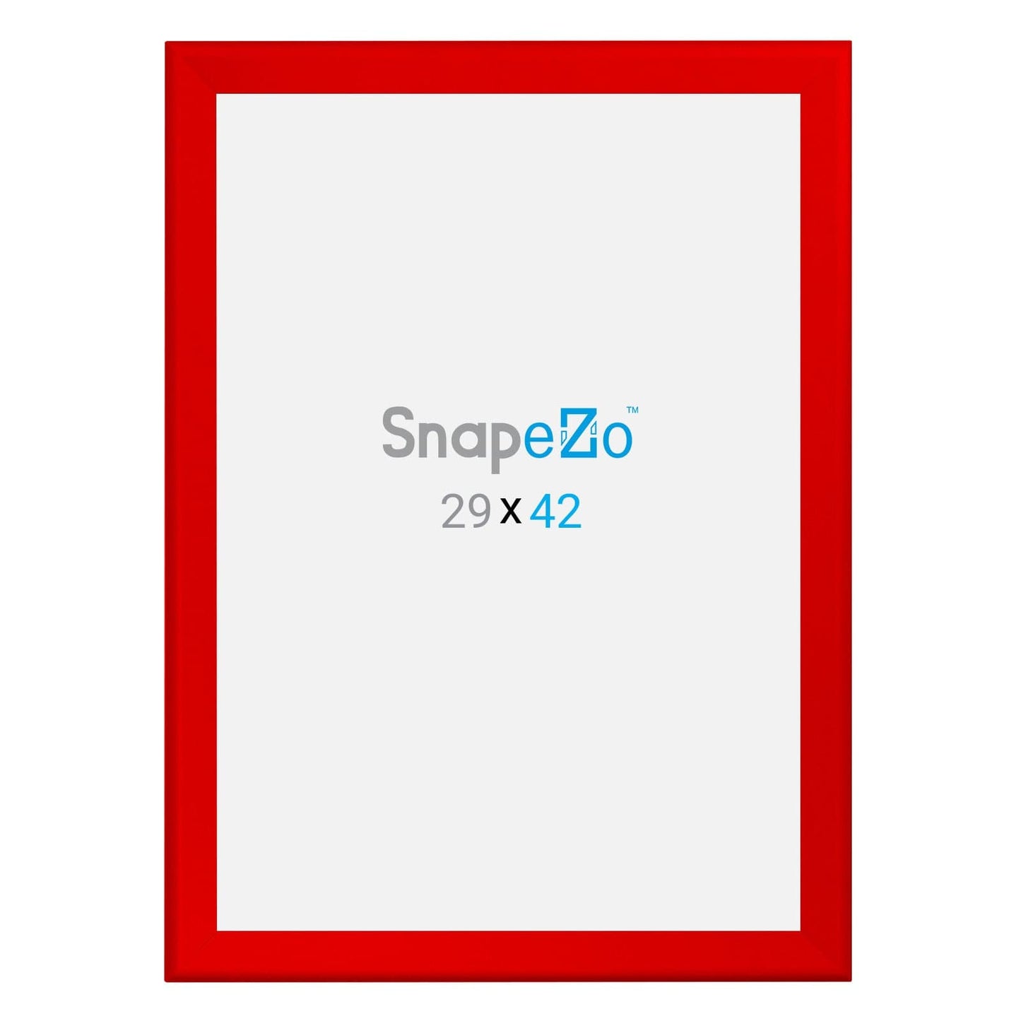 29x42 Red SnapeZo® Snap Frame - 1.7" Profile - Snap Frames Direct