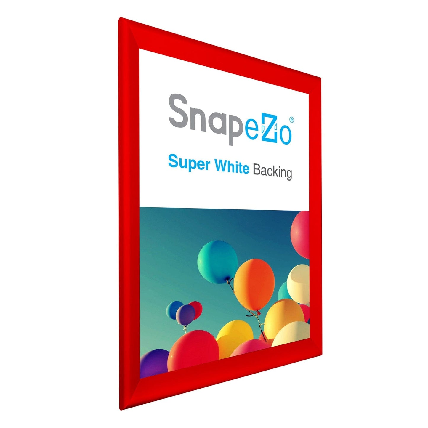A0 Red SnapeZo® Snap Frame - 1.7" Profile - Snap Frames Direct