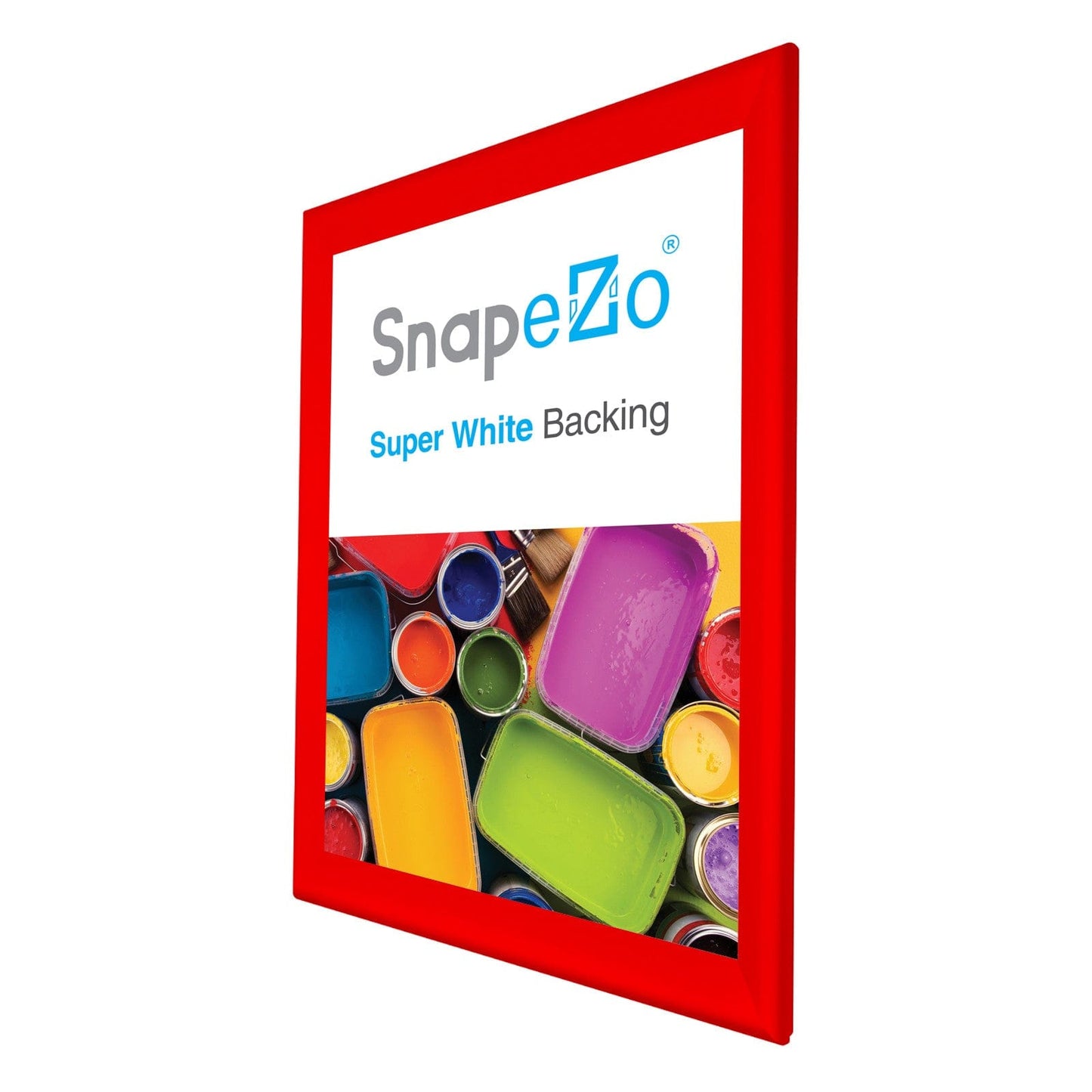 A0 Red SnapeZo® Snap Frame - 1.7" Profile - Snap Frames Direct