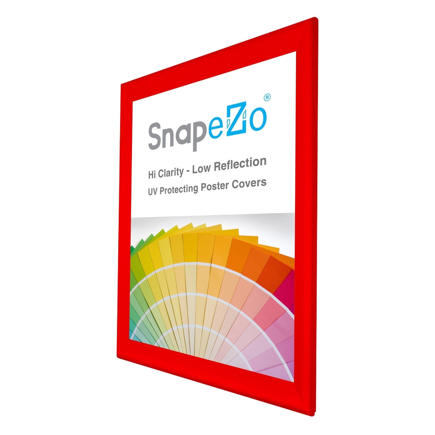 33x46 Red SnapeZo® Snap Frame - 1.7" Profile - Snap Frames Direct