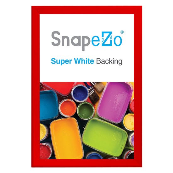 32x48 Red SnapeZo® Snap Frame - 1.7" Profile - Snap Frames Direct